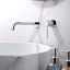 Grifo lavabo empotrado monomando Génova cromo apertura en frio de Imex